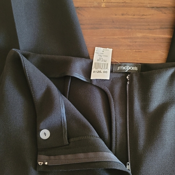 NWT JMichaels Black Trousers Size 12 - Picture 1 of 5